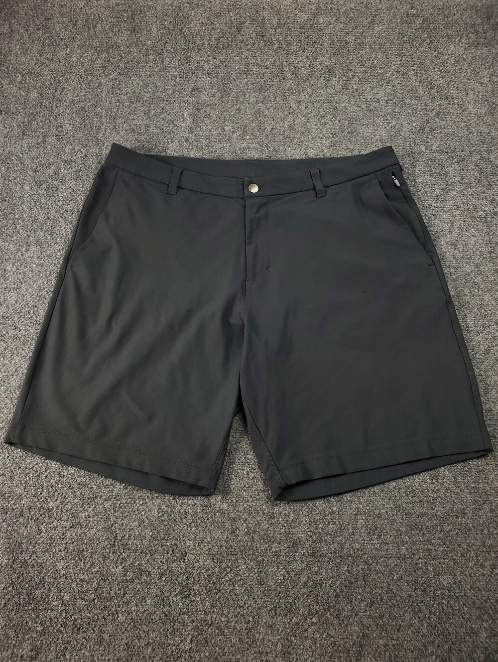 Lululemon ABC Commission 9" Shorts 38 Warpstreme Charcoal Gray Performance Golf